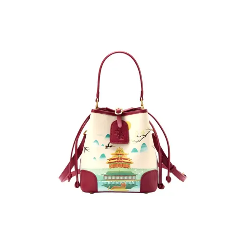 DIFENISE Сумка из коровьей кожи женская многоцветная