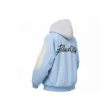 Светло-синий пальто