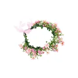 Мори стиль Подсолнух Венок Белый: 1 упаковка