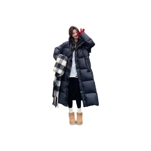 BRG Черный Женские пуховики