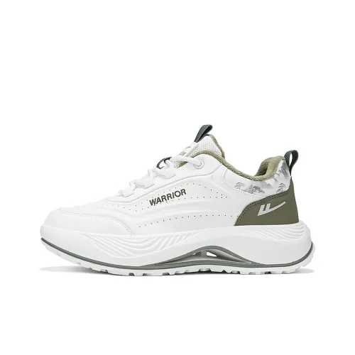 Warrior Термический Амортизирующий Увеличивающий Высоту Устойчивый к Износу Низ Утепленная Обувь Мужская Белый Зеленый