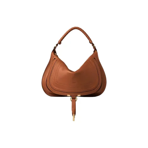 Chloe Marcie Телячья кожа Сумка Женская Earth Умбра