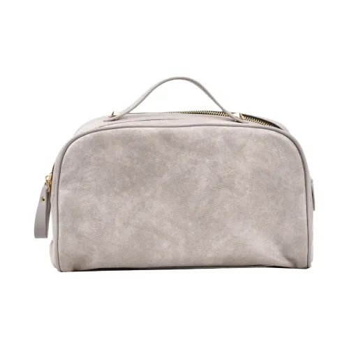 OMGD Большая емкость однотонная косметичка с двойной молнией водонепроницаемая сумка для туалетных принадлежностей