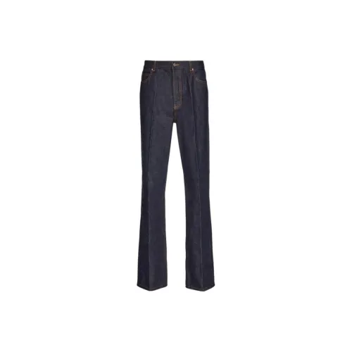 Ferragamo Blue Men's Jeans Феррагамо Синий Мужские Джинсы
