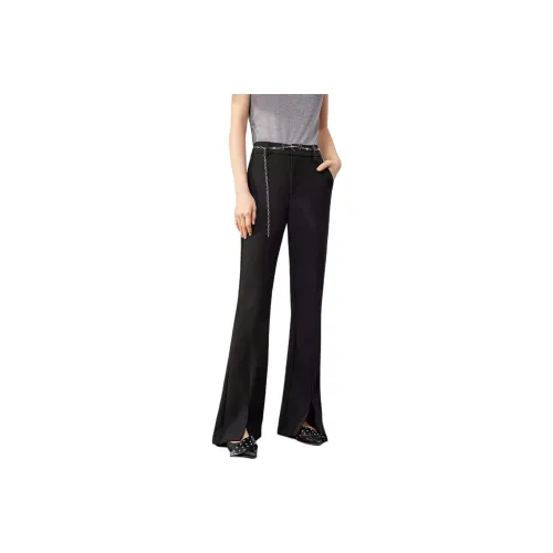 AIYIFU Black Women's Casual Pants AIYIFU Черные Женские Повседневные Штаны