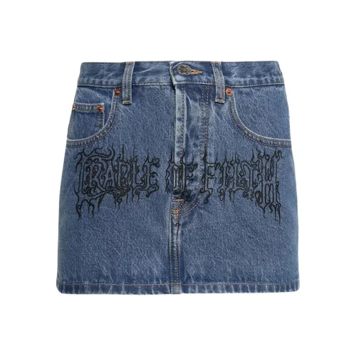 Vetements Fw25 Джинсовые короткие юбки Женские