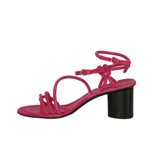FERRAGAMO Augusta One Sandals с ремешком 6,3 см женские красные