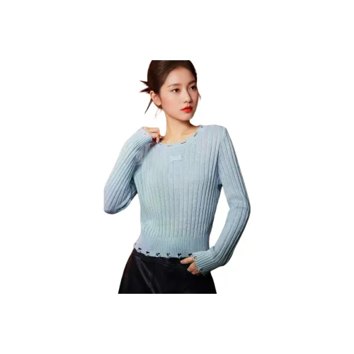 AIYIFU Saltwater Синий Женский Трикотаж