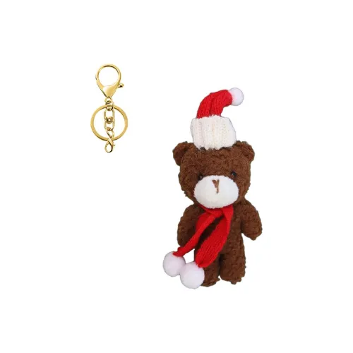 MIAOJI Cute Blush Bear Charm Plush Pendant