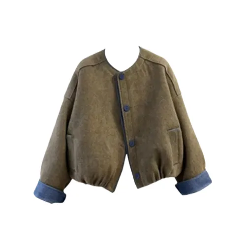 ZEKIKO STUDIO Зеленые Женские Куртки