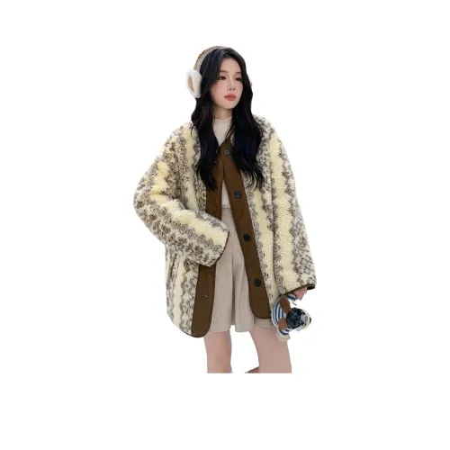 CHUNSHIMAN Бархат Feel Пальто Женское