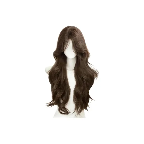 QIYEXUE Нет Wear Волосы Net Женские Перука Волосы PIECES Длинные Волосы Большая волна Высокая температура Пряжа