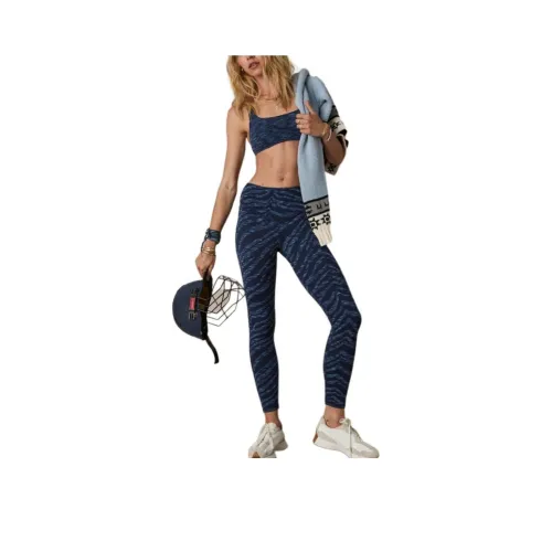 The Upside Джинсовый синий Женские Штаны для йоги