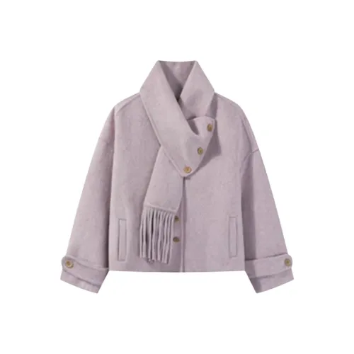 DITB Розовый Фиолетовый Женское Пальто