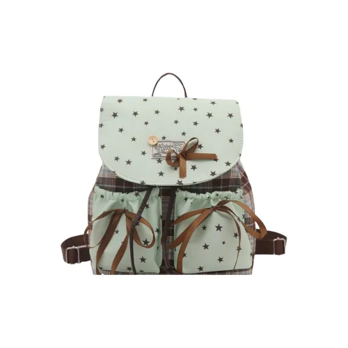 Miss Angel ПУ (полиуретан) Рюкзак Женские Зеленый