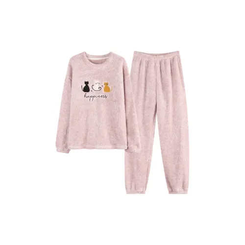 Aidai Светло-розовый женский пижамный комплект