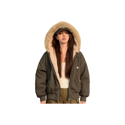 AINUOERMY Хлопковый пуховик женский