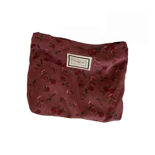 JIDUOMENG Вельвет Винтаж Помада Монета Портативный Клатч Туалетные Косметички