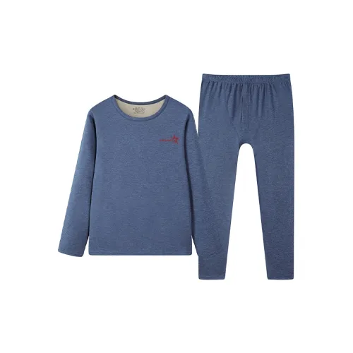 TULANDUO Джинсовый синий Мужской Термокомплекты