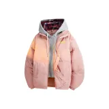 Розовый (Серый, клетка, капюшон)