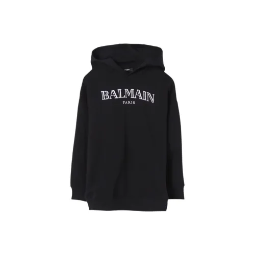 BALMAIN Черный Kids Свитшоты