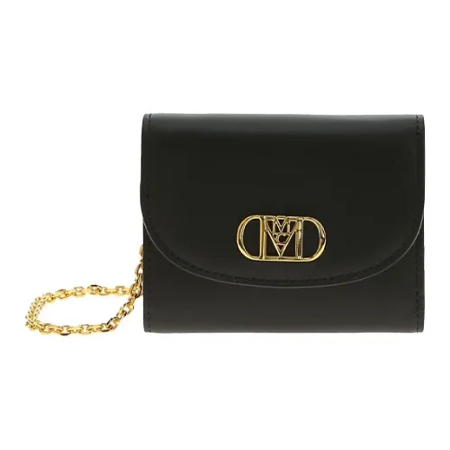 MCM Напп Кожа Через плечо Кошелек Женский Черный