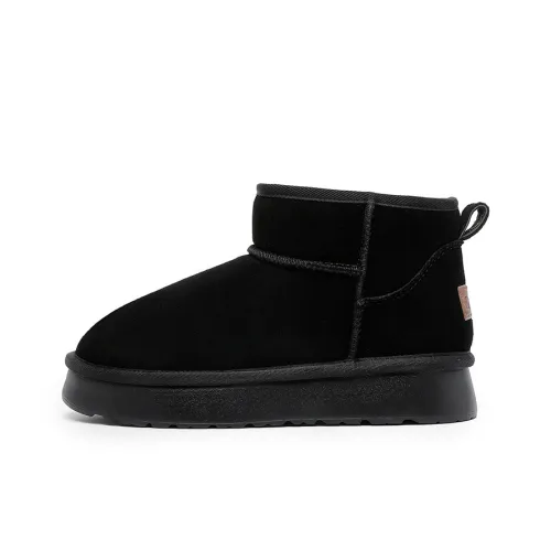 Feiyue Термический Увеличивающий Высоту Устойчивый к Износу 9см Снежные Ботинки Женские