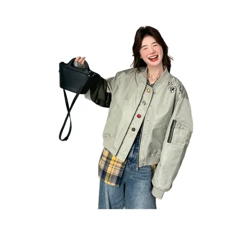 JZWSTUDIO Бобовый Женские Куртки