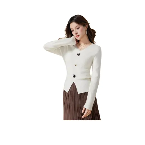 AIYIFU Абрикос Женская Трикотажная