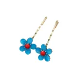 Эмаль, глазурь, заколка-невидимка, подсолнух: 1 пара