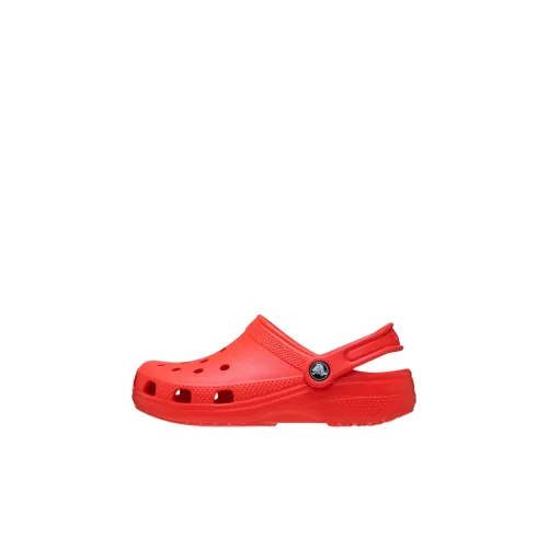 Crocs Classic Clog Дышащая Поддержка Низкий Верх Обувь для Малышей Красный Младенец и Малыш
