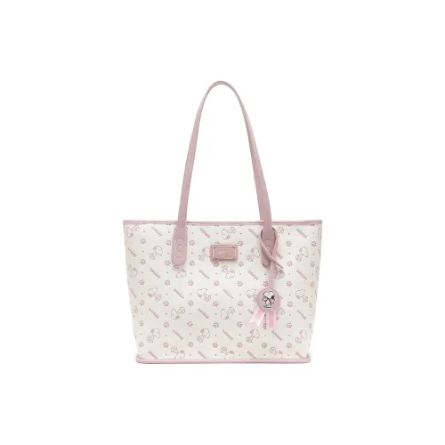 SNOOPY PU (полиуретан) Сумка через плечо Стандартная Женская Розовая