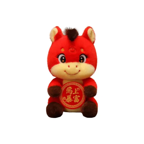 DUOAI Мгновенное богатство Лошадь Реалистичная Кукла Животное Плюшевая Кукла 20 см 25 см 30 см 40 см 50 см Длина Тела