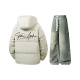 Комплект одежды (Овсяной топ + Желтые грязные штаны)