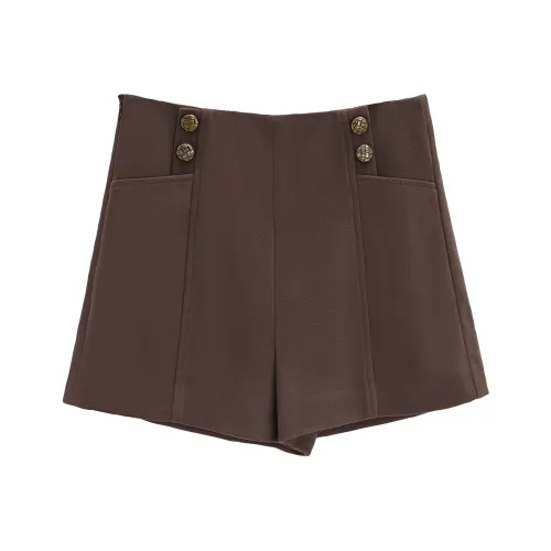 AIYIFU Кофе Женские Повседневные Шорты