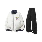 Экрю + Черные штаны