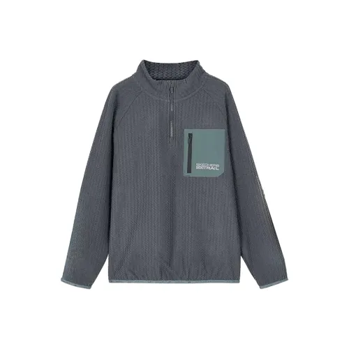 Skechers Kids Железо Door Серый 006L Детские Свитшоты