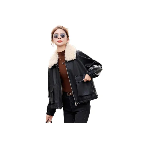 Куртка из кожи Kangaroo женская