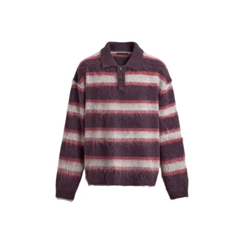 ZARA Мужское Поло Бордового Цвета