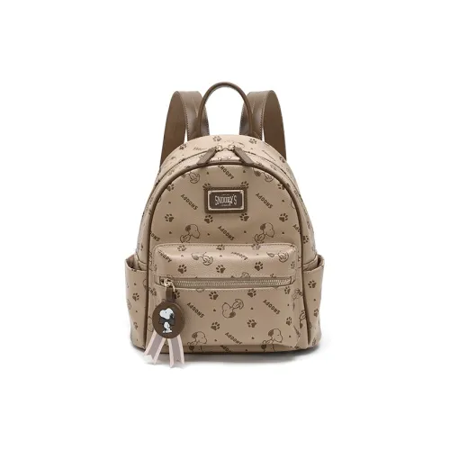 SNOOPY ПУ (полиуретан) Рюкзак Стандартный Женский Коричневый