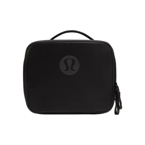 Lululemon Однотонный Путешественный Мешок для Хранения Унисекс Черный