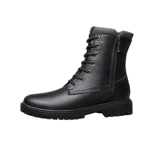 DILIKAN Колено Высокая Мартин Ботинок Платформа Мужской