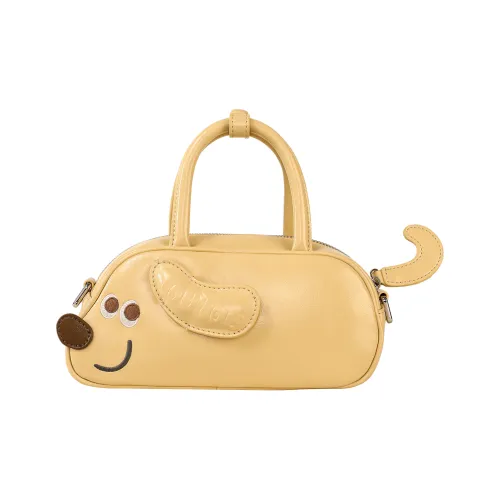 TOUTOU Сумка из синтетической кожи сумка через плечо обычная женская желтый цвет пудинг шоколадный коричневый