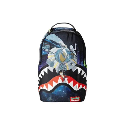 SPRAYGROUND Rick Morty Коллаборация Полиэстер Рюкзак Унисекс Многоцветный