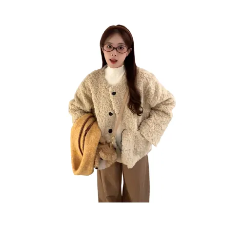 Mu Xiao Xin Вельвет Feel Пальто Женское