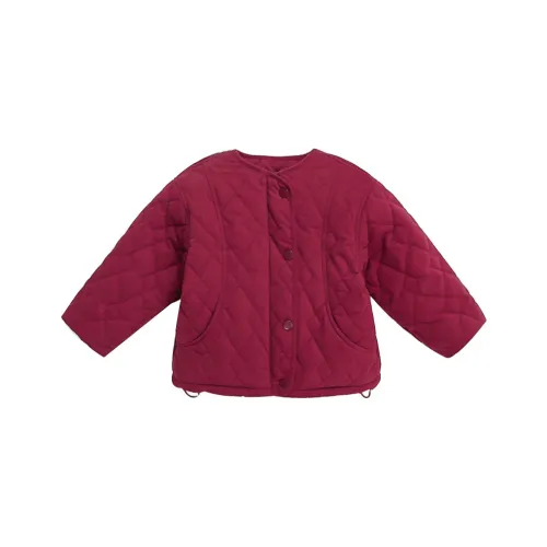 RHOBESAM Yiyin Парк развлечений D24047 Аргайл Хлопковый пуховик Красный Для дошкольников Утеплённые куртки