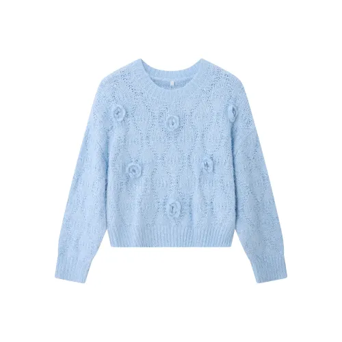 AIYIFU Синий Женский Трикотаж