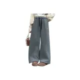 Серые штаны с флисовой подкладкой