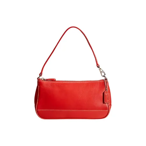 COACH Hamptons Кожа Плечевая сумка Сумка через плечо Женская Красная