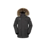 Полярный Серый, Серебряный Ion Термическая Сохранение | Экстремальный Холод Утка Пух Куртка | Унисекс